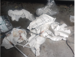 Cinque siringhe nel parcheggio del Movicentro. Droga a fiumi in città