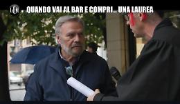 "Quando vai al bar a Chivasso... e compri una laurea!". Le Iene in città