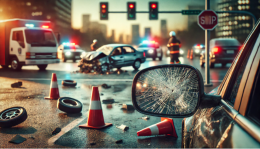 Incidente in pieno centro: due auto si scontrano all'incrocio tra due vie