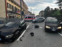 Incidente a San Francesco al Campo: scontro tra due auto in via Torino, traffico in tilt