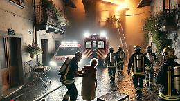 Incendio a Pont Canavese: donna intossicata, corsa contro il tempo per salvarla con i suoi gatti