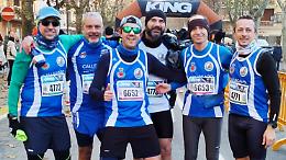 Il freddo non ferma i temerari master biancoblu