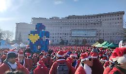 Raduno di Babbi Natale al Regina Margherita