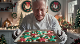 Natale in Canavese. Biscotti e muffin ai senzatetto prepararti dai nonni pasticceri 