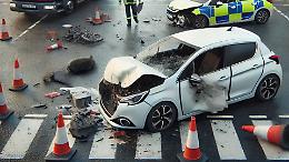 Scontro frontale tra due auto provoca disagi al traffico: strada chiusa per ore