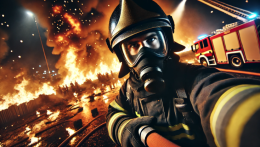 Incendio devasta un locale durante una festa di compleanno