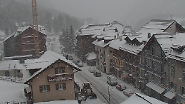 Bufera di neve sulle Alpi Piemontesi