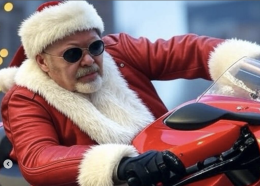 Vasco Rossi: quando Babbo Natale ha una chitarra e un’anima rock