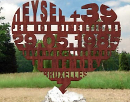 Un cuore d’acciaio per ricordare le 39 vittime dell’Heysel