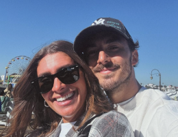 Sotto il sole della California, la dedica d'amore di Pecco a Domizia: "Meraviglioso averti accanto"