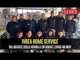 Dal garage della nonna a un sogno lungo 40 anni: la storia di Ivrea Home Service
