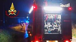 Incidente sulla SP595: automobilista  grave