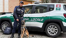 In Canavese arriva un vigile a quattro zampe: entra in servizio il cane Malìa