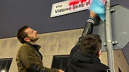 Settimo Torinese, imbrattata la targa dedicata alle vittime delle Foibe