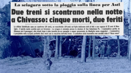 Due treni si scontrano nella notte a Chivasso: la tragedia del 9 aprile 1966