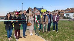 Inaugurato il nuovo parco giochi inclusivo in via Montegrappa a Chivasso