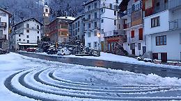 Nevicate spettacolari tra Torinese, Canavese e Valsesia: paesaggi imbiancati fino a quote basse