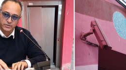 Qui ci va l'esercito. Ascensore distrutto dagli spacciatori e telecamere fuori uso. 