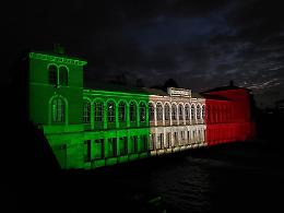 Canale Cavour tricolore per celebrare la Giornata Mondiale dell’Acqua
