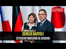 Sergio Bartoli cittadino onorario in Ucraina, nel nome di chi non ha smesso di crederci