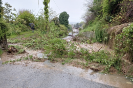 Piemonte sott’acqua: frane, evacuati, ponti chiusi e fiumi fuori controllo