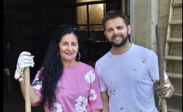 Anche Settimo aiuta Lauriano: consiglieri comunali al lavoro tra fango e detriti