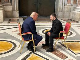 Faccia a faccia per la pace: Trump e Zelensky nella Basilica di San Pietro