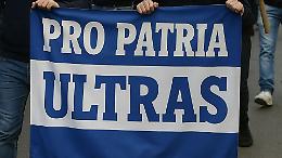 23 Daspo per gli ultras della Pro Patria dopo il corteo vietato a Vercelli