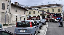 Fiamme al camino della parrocchia di San Giorgio a Lusigliè: paura nella notte