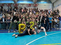 Finimpianti Rivarolo, è serie B2! Vittoria netta su Canelli e promozione conquistata davanti a 400 tifosi in festa