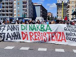 77 anni di Nakba, 77 anni di resistenza: corteo a Barriera di Milano contro il genocidio e la guerra