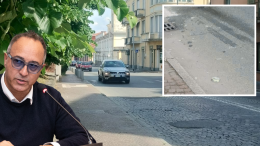 Ivrea: nuovo sport cittadino? Lancio di bottiglie dal finestrino dell'auto