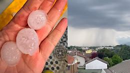 Grandine e pioggia torrenziale sul Basso Canavese: Strambino, Mazzè e Candia tra i comuni più colpiti dal nubifragio del 21 maggio (FOTO&VIDEO)