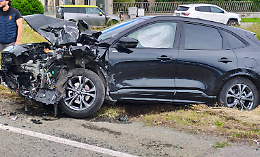 Incidente frontale a Borgaro, settimese salvo per miracolo