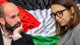 La sinistra della bandiera palestinese nel cassetto