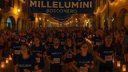 A Bosconero scatta la magia di mezzanotte: torna la Millelumini, tra corsa, luci e solidarietà