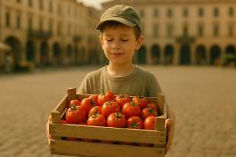 Festa dell’Orto a Chivasso: i bambini portano in piazza Duomo i frutti della terra