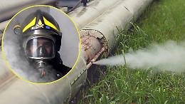 Tranciato tubo del gas a Ciriè. Paura a Spinerano: evacuate cinquanta persone per sicurezza