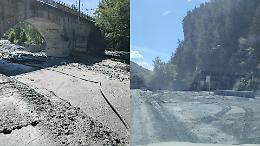 Bardonecchia sommersa dal Frejus: lavori urgenti sulla Provinciale 216 (FOTO)