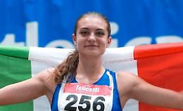 Pronostici rispettati: la campionessa d'Italia Allieve dei 100 ostacoli si allena a Settimo Torinese