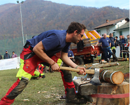 Il Campionato Italiano dei Boscaioli per la prima volta nelle Valli di Lanzo