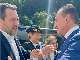 Traforo Frejus. Salvini, Cirio e i francesi tagliano il nastro e attaccano: “Non saranno quattro delinquenti a fermarci”