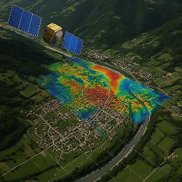 Superbe, la collina sotto la lente dei satelliti