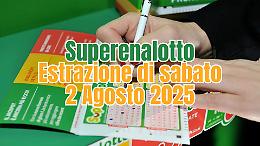 Estrazioni Lotto, Superenalotto e 10eLotto: i numeri vincenti del 2 agosto 2025