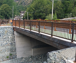 Nuovo ponte e pista ciclabile in Val di Lanzo: lavori terminati sulla SP32