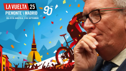 Finalmente il sindaco Castello fa qualcosa di rosso! La festa della Vuelta...