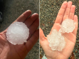 Grandinata devastante tra Ivrea e Pavone, paura nell’Eporediese dopo il temporale di questa sera