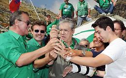 La Lega risale al Po: a Pian del Re radici, promesse e nostalgie senza ampolla