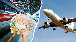 Biglietti aerei a 19€, treni a 215€: il paradosso italiano che favorisce chi inquina di più!