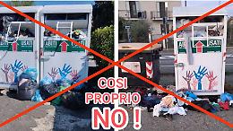Sacchi abbandonati al bivio: il Comune denuncia e annuncia sanzioni